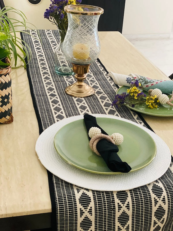 Country Living Cotton Woven Table Runner