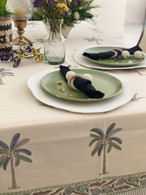 Tropical Tale Cotton Table Cloth