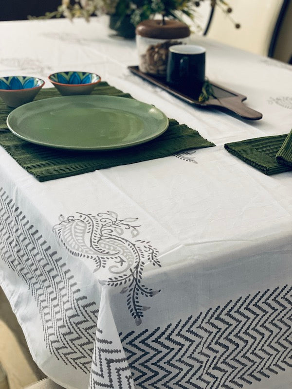 Serene And Calm Cotton Table Cloth