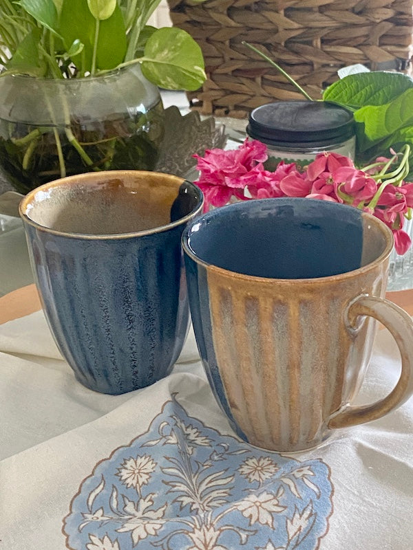 Mabel Ceramic Coffee Mug Set Of 2