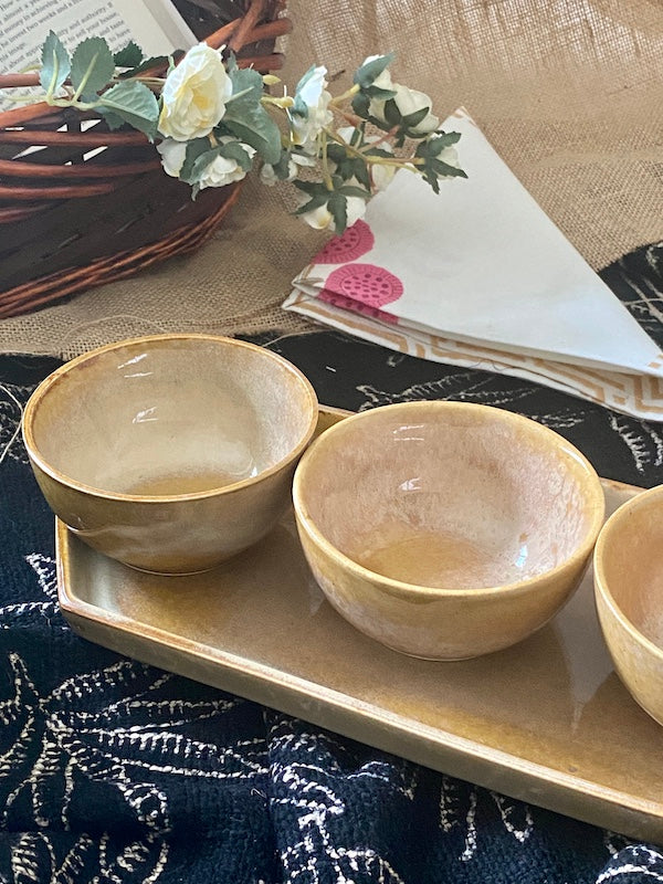 Conrad Handmade Ceramic Tray & Bowl Set