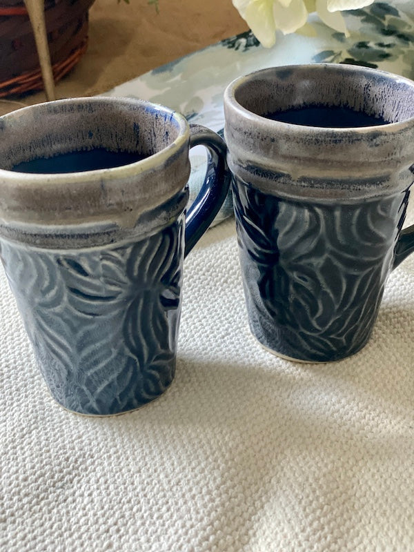 Tess Ceramic Coffee Mug Set Of 2