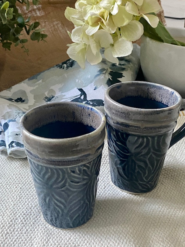 Tess Ceramic Coffee Mug Set Of 2