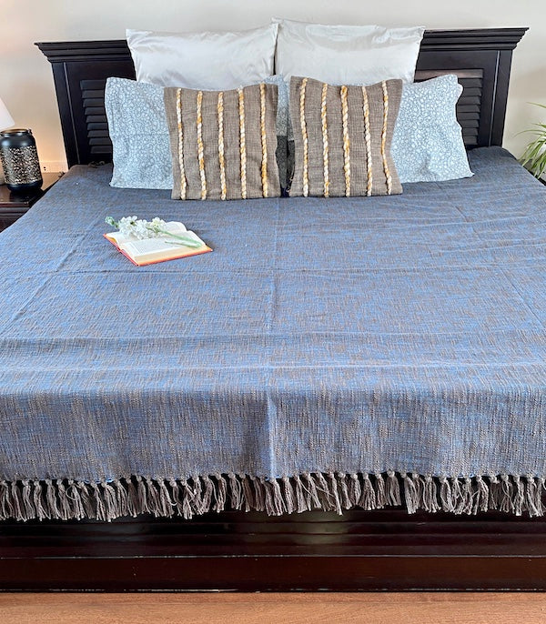 Tosca Hand Woven Cotton Bedspread