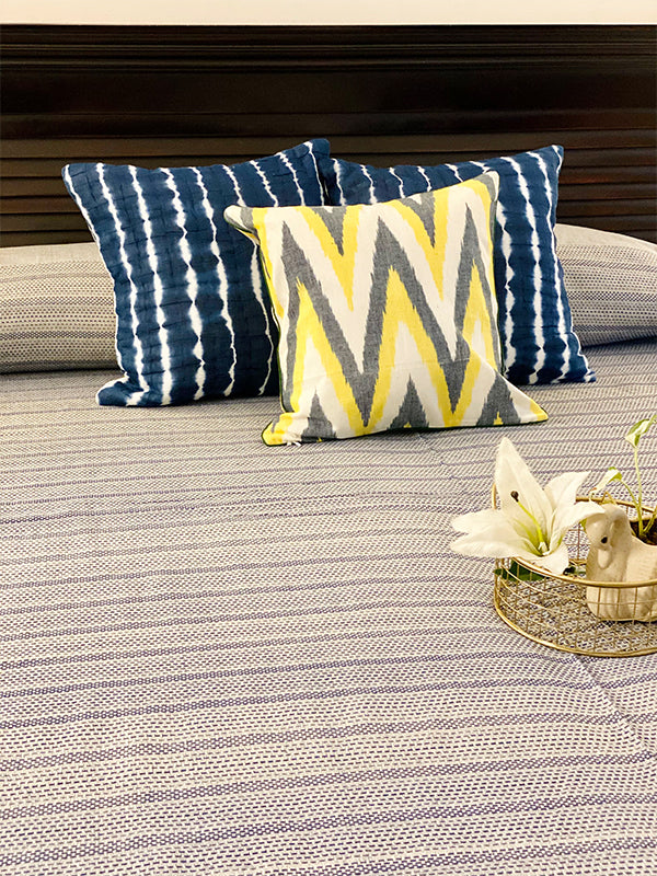 On The Rocks Cotton Hand Woven Bedcover