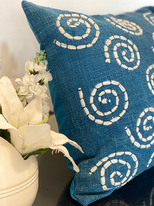 Art Spin Jute Cushion Cover