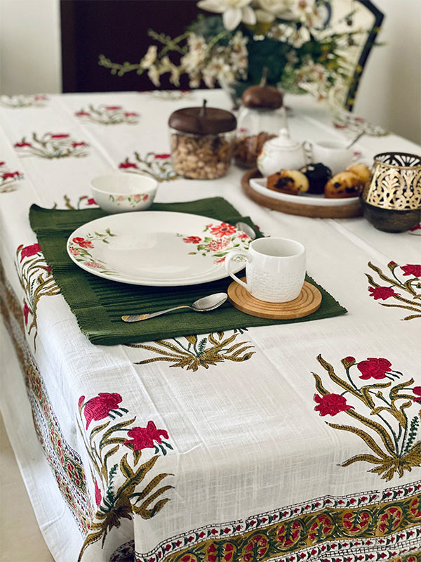 Frugal Dine In Cotton Table Cloth
