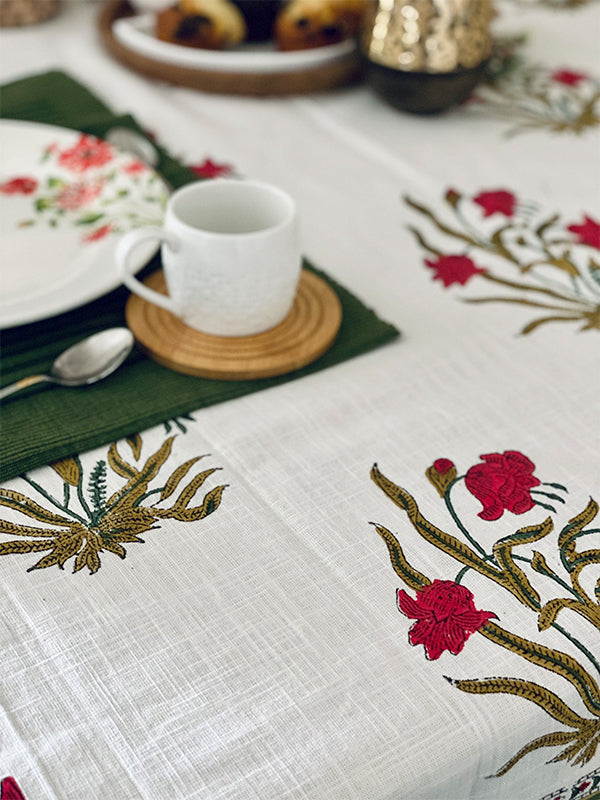 Frugal Dine In Cotton Table Cloth